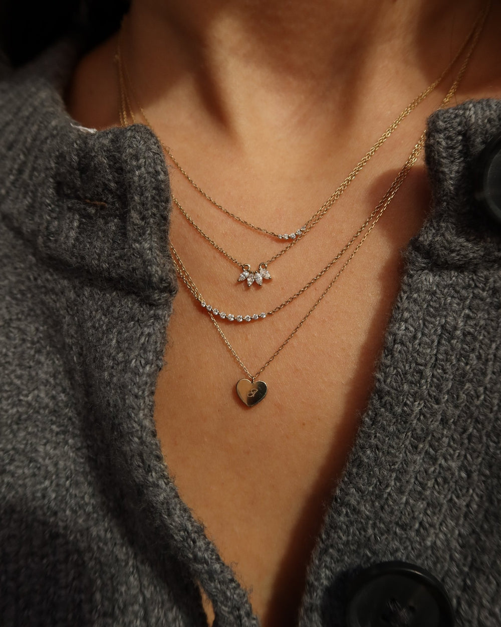 BAIKAL MARQUISE DIAMOND NECKLACE - Shop Cupcakes and Cashmere