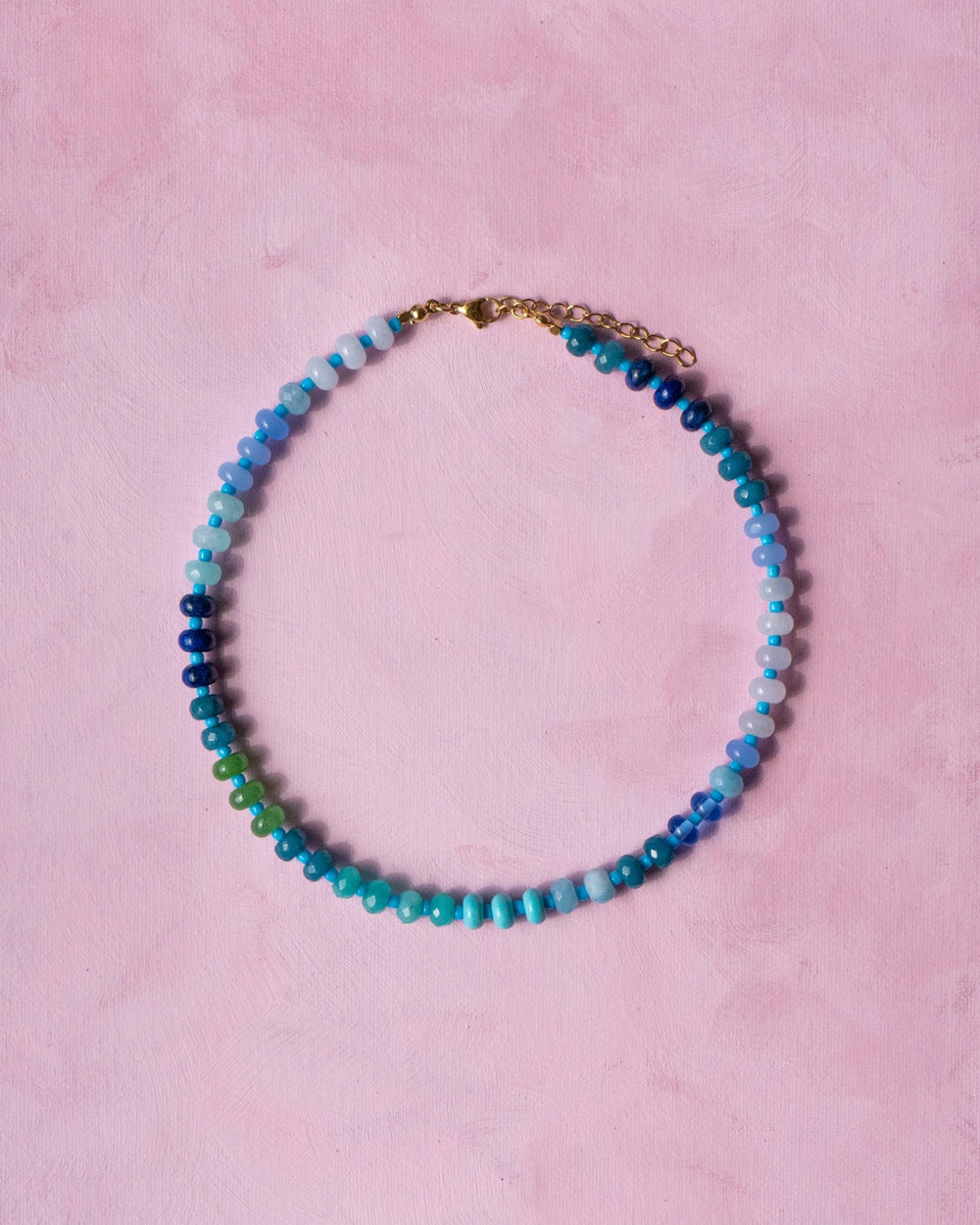 BLUEBERRY TWIST CANDY BEADED NECKLACE - Shop Cupcakes and Cashmere