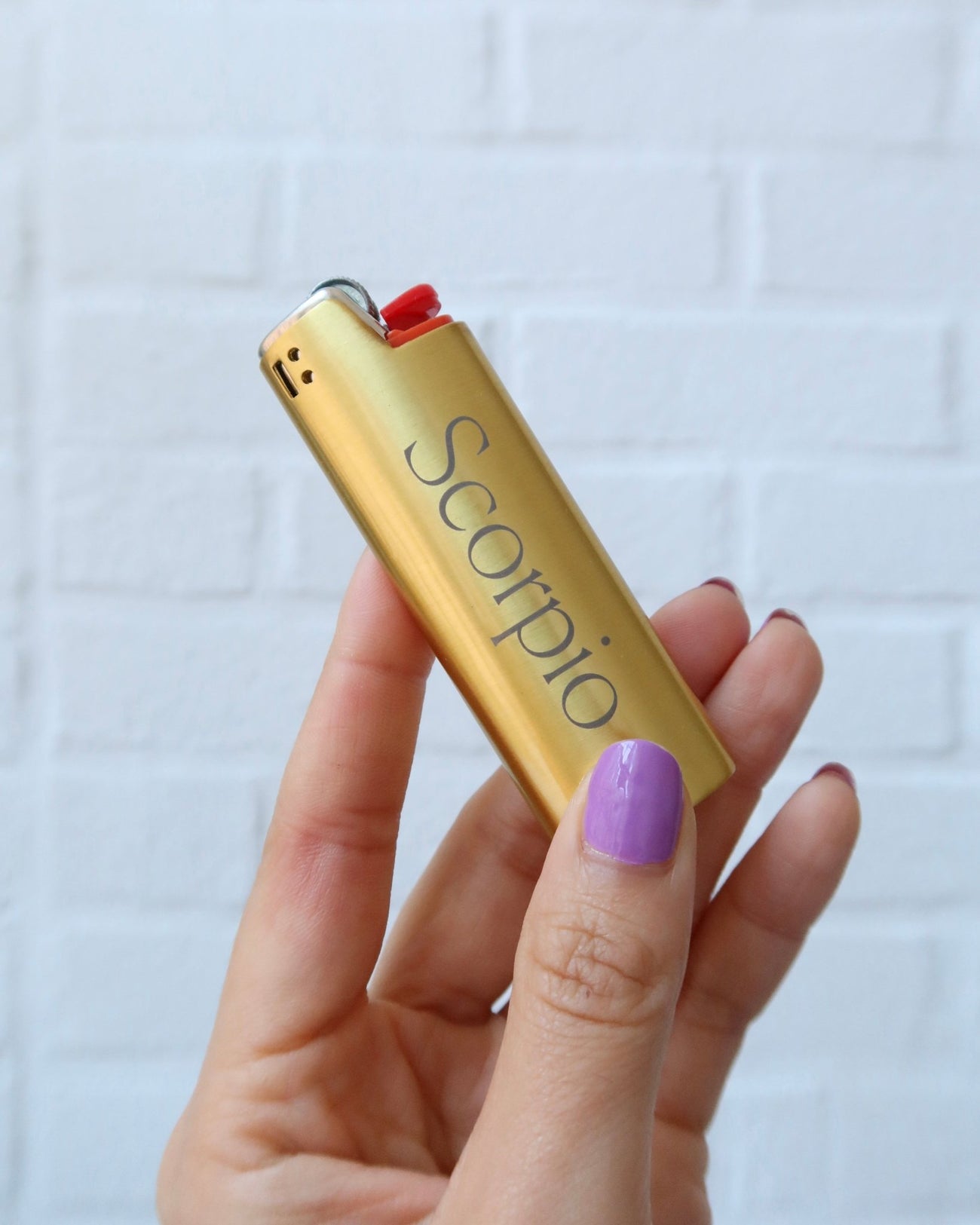 BRUSHED BRASS LIGHTER COVER - Shop Cupcakes and Cashmere