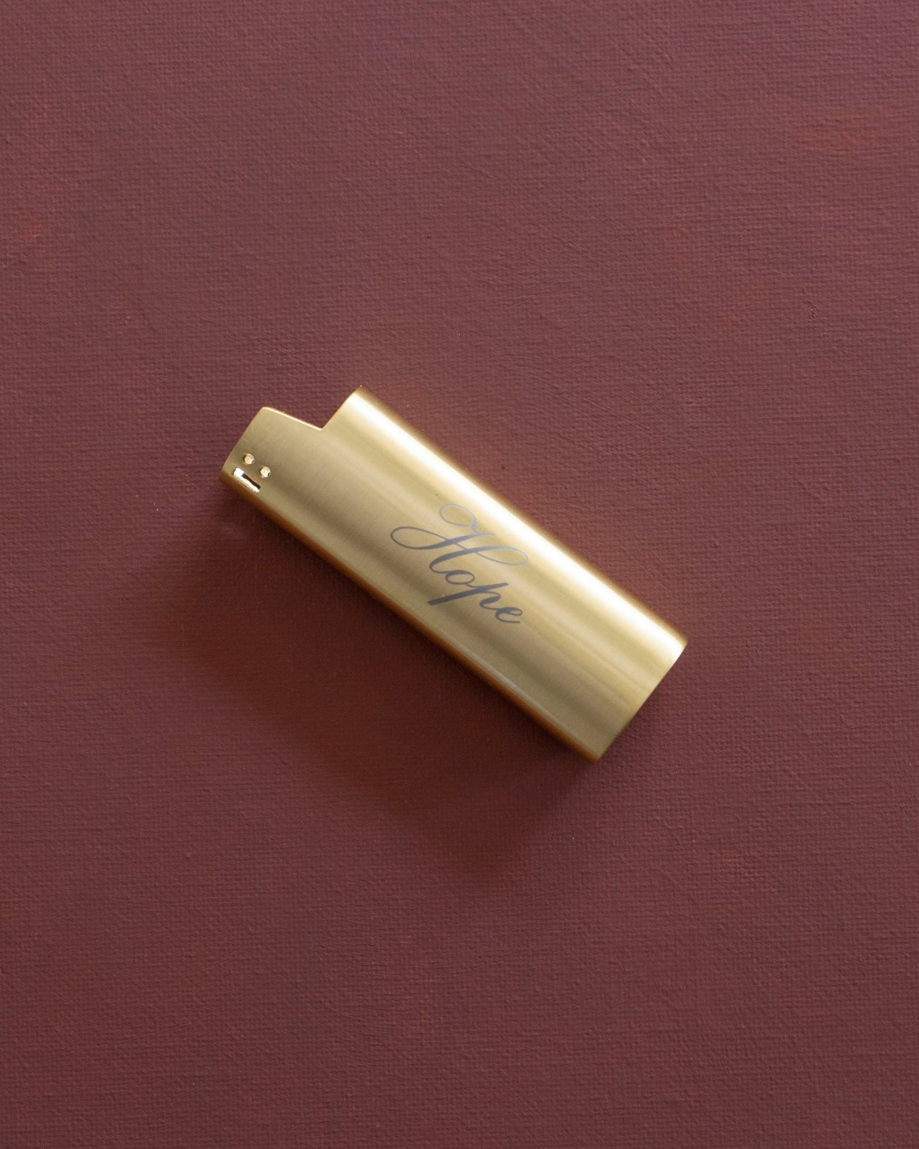BRUSHED BRASS LIGHTER COVER - Shop Cupcakes and Cashmere
