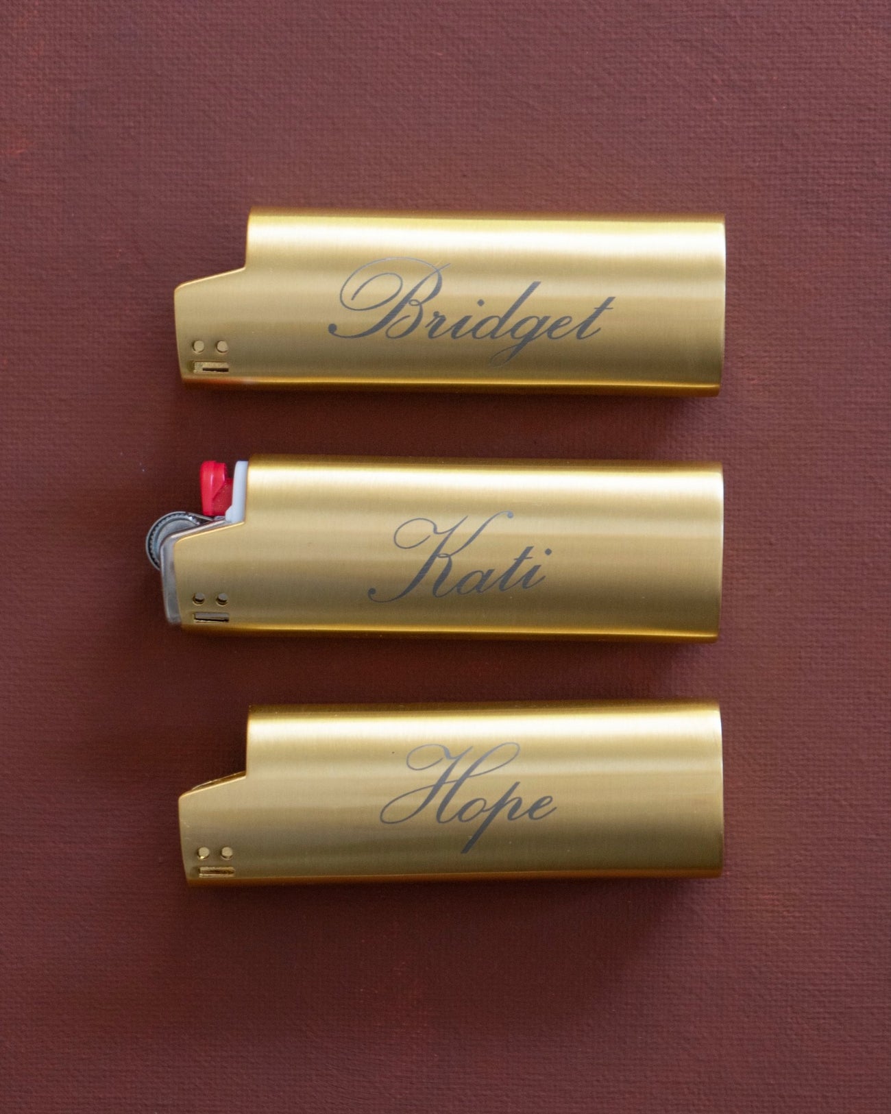 BRUSHED BRASS LIGHTER COVER - Shop Cupcakes and Cashmere
