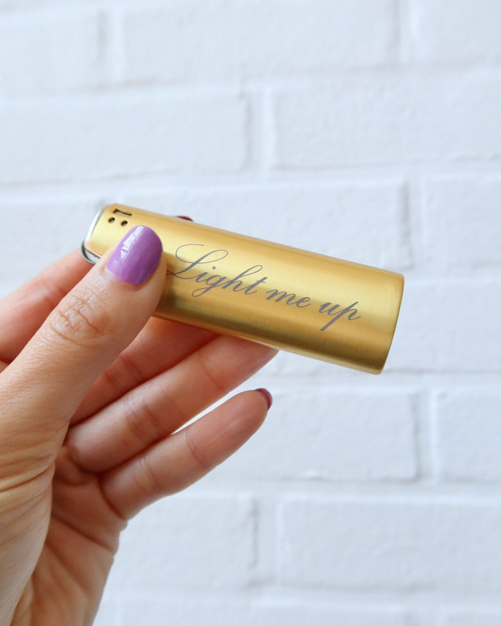 BRUSHED BRASS LIGHTER COVER - Shop Cupcakes and Cashmere