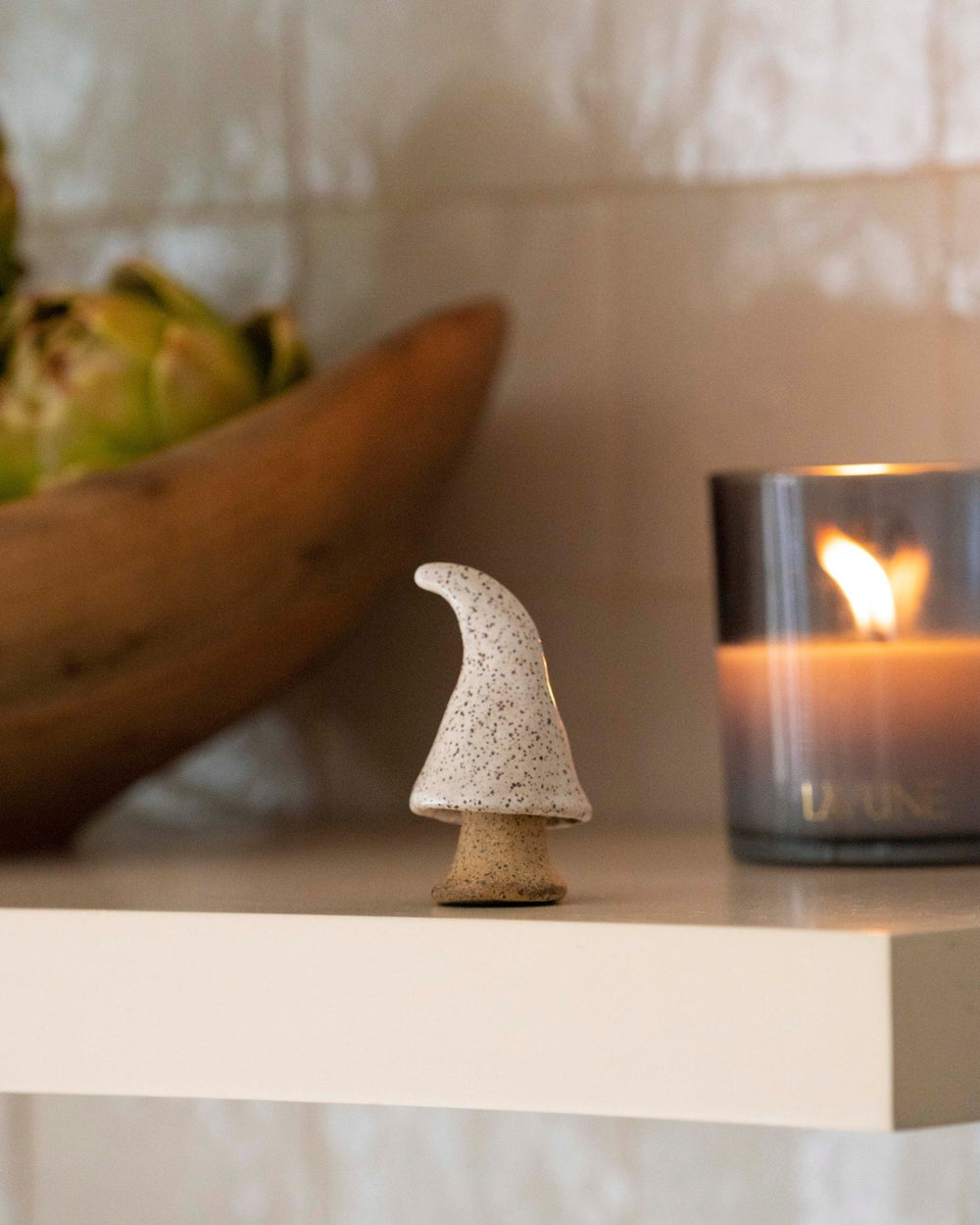 CERAMIC MUSHROOM CANDLE SNUFF - Shop Cupcakes and Cashmere