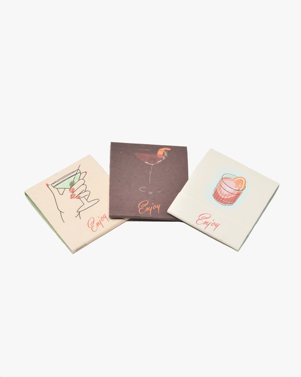 COCKTAIL MATCHBOOKS (SET OF 3) - Shop Cupcakes and Cashmere