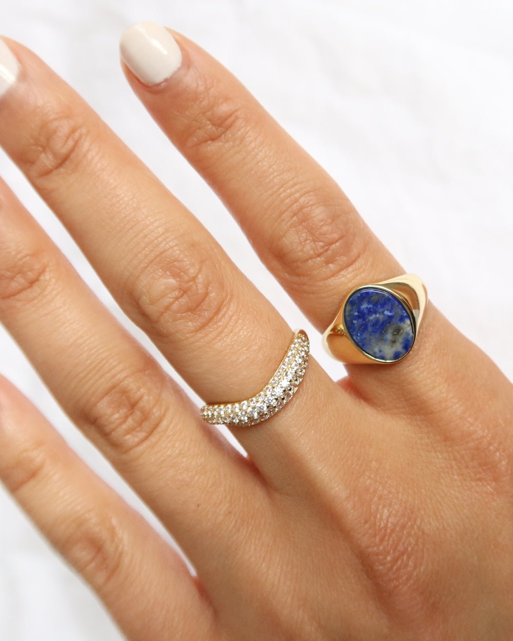 FALEN PAVÉ WAVE RING - Shop Cupcakes and Cashmere