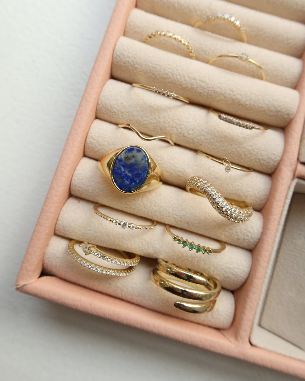 FALEN PAVÉ WAVE RING - Shop Cupcakes and Cashmere