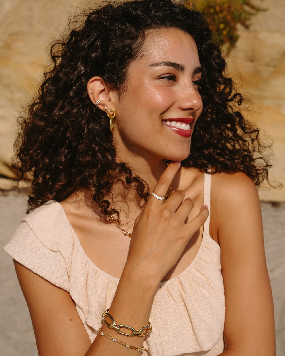 FALEN PAVÉ WAVE RING - Shop Cupcakes and Cashmere