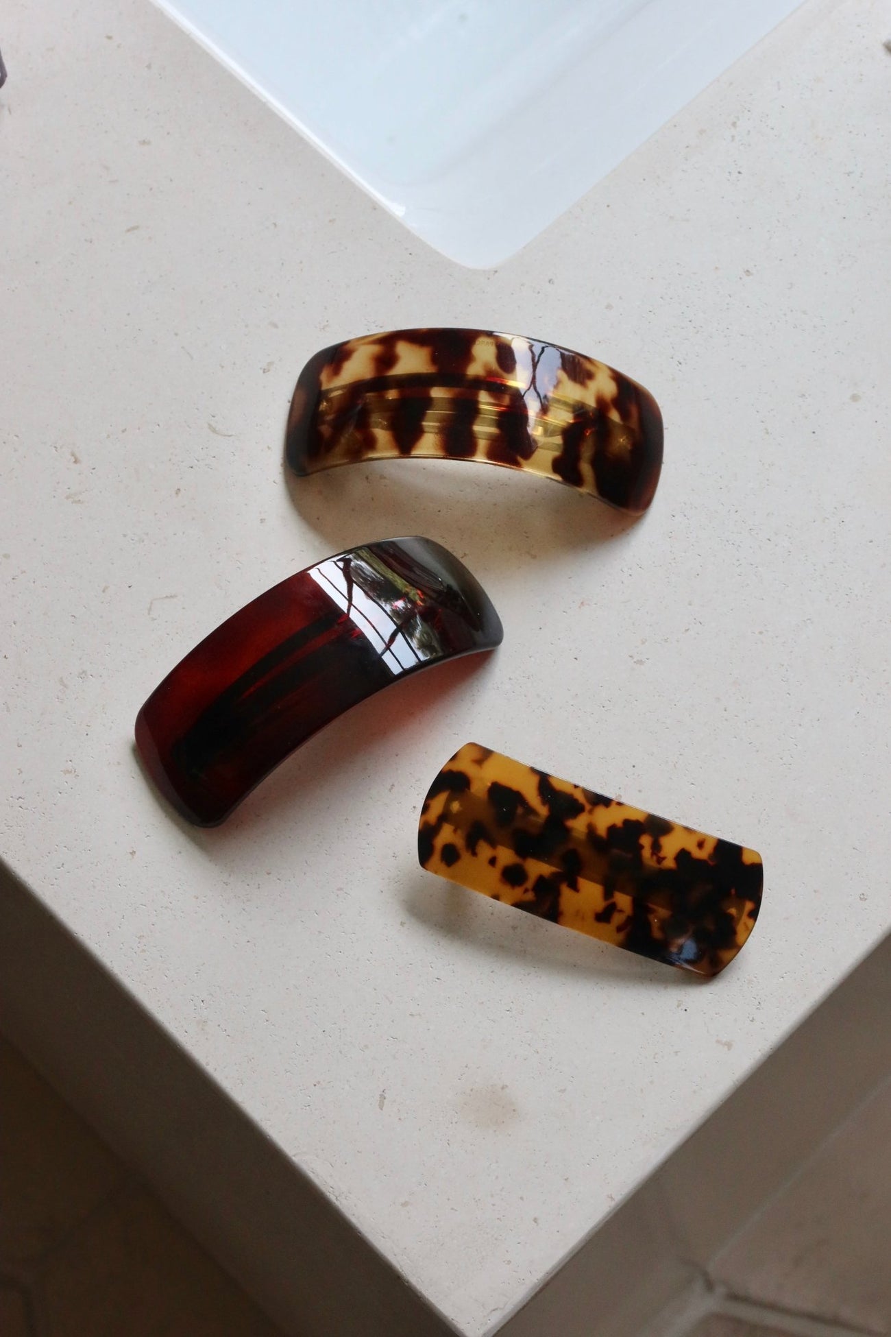 FRENCH SHELL HAIR BARRETTE (SET OF 2) - Shop Cupcakes and Cashmere