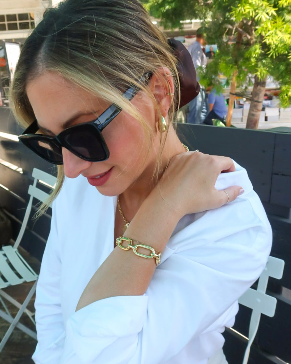 GIGI BOLD LINK BRACELET - Shop Cupcakes and Cashmere