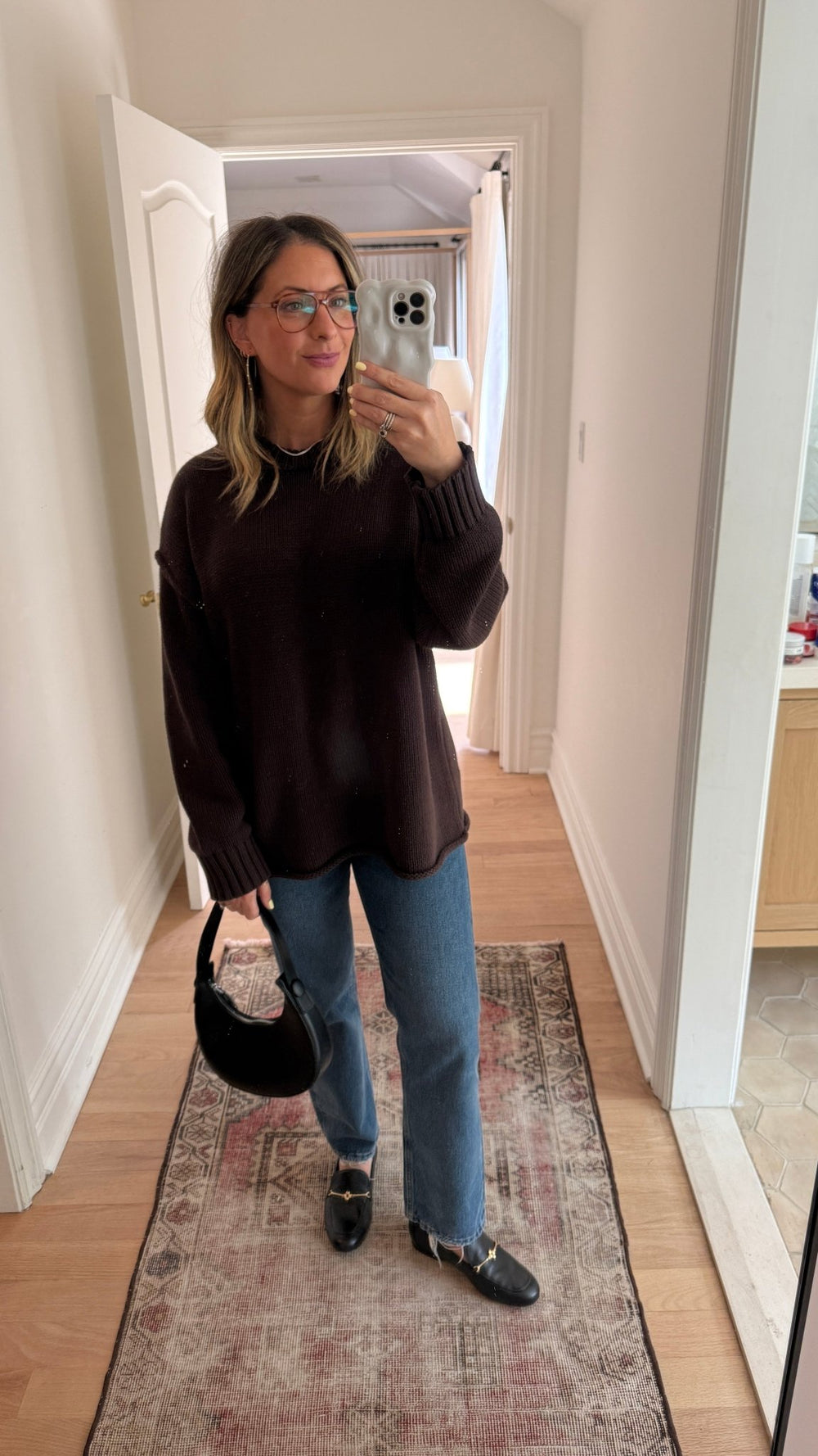 HALF - MOON MESSENGER BAG - Shop Cupcakes and Cashmere