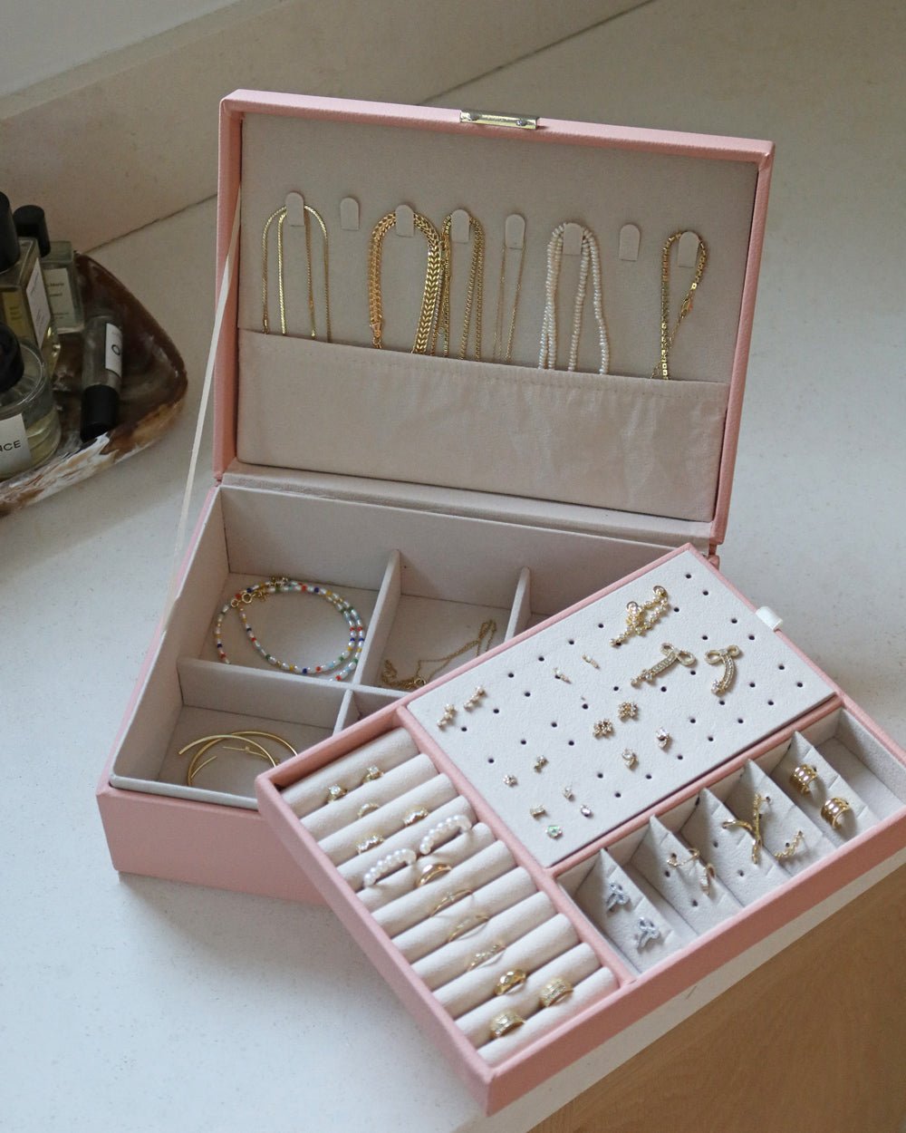 LARGE JEWELRY BOX ORGANIZER