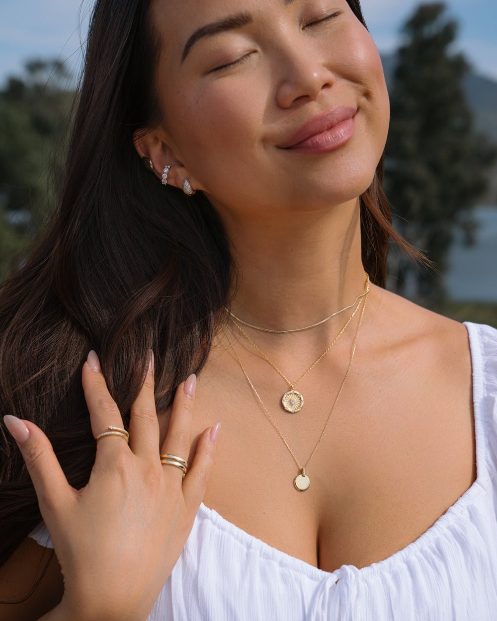 MILLIE ENGRAVABLE PENDANT NECKLACE - Shop Cupcakes and Cashmere