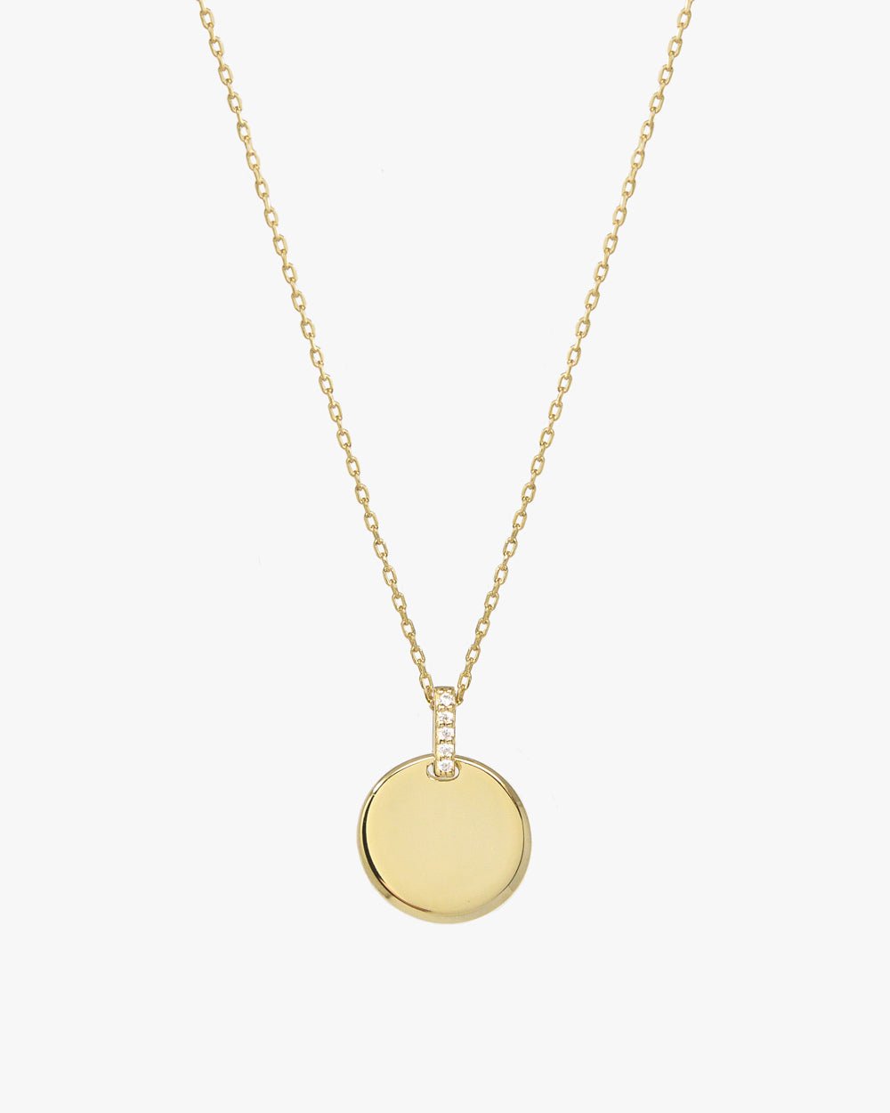 MILLIE ENGRAVABLE PENDANT NECKLACE - Shop Cupcakes and Cashmere