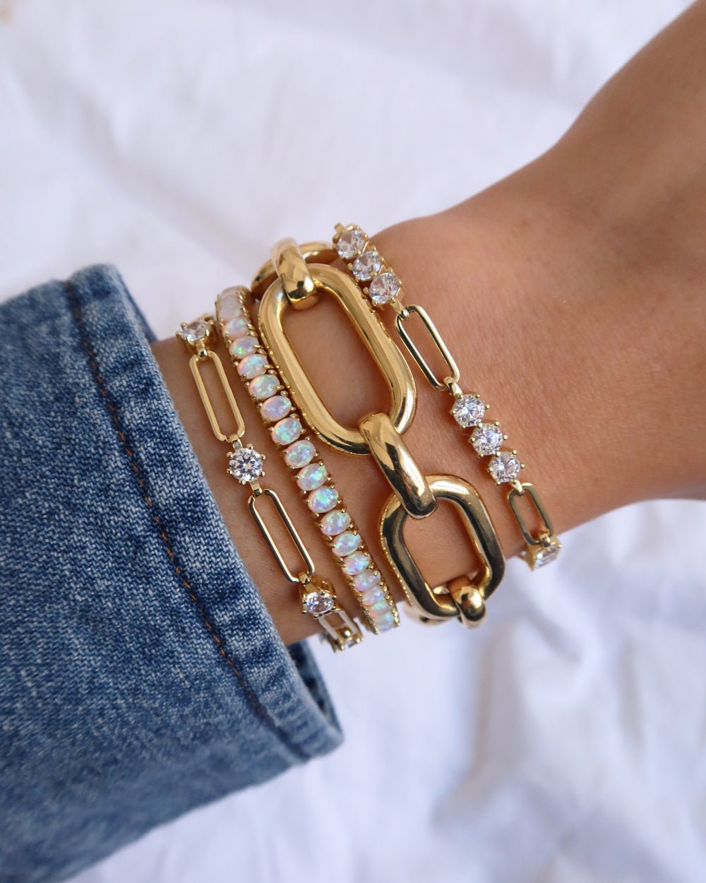 MINNA CZ TENNIS BRACELET - Shop Cupcakes and Cashmere