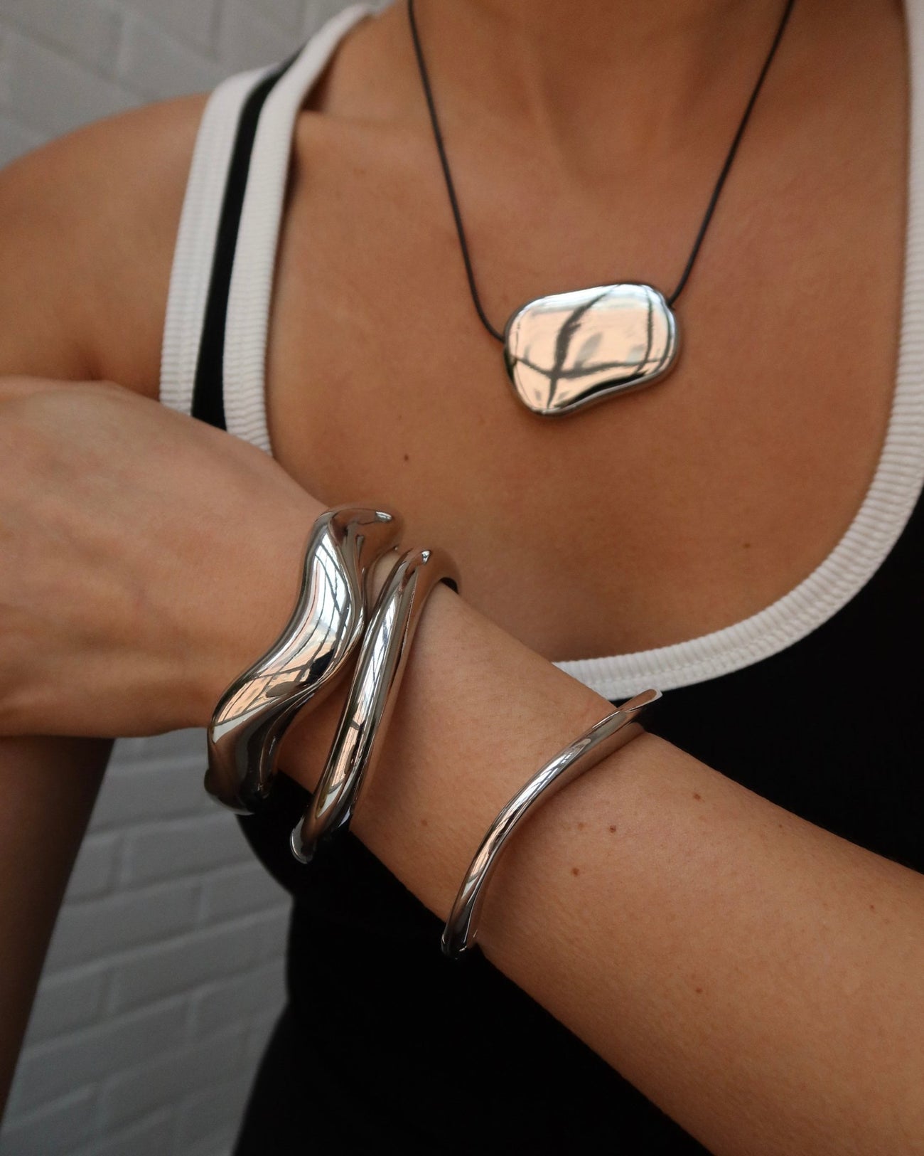 MISCHA WAVY CUFF BRACELET SET (SET OF 2) - Shop Cupcakes and Cashmere