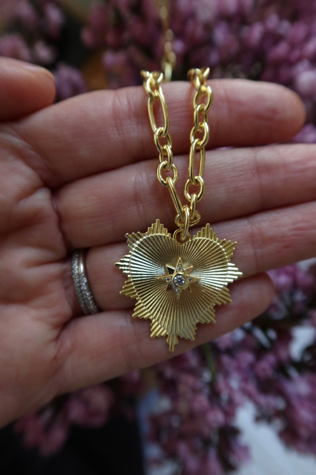 NOVA BURSTING HEART NECKLACE - Shop Cupcakes and Cashmere