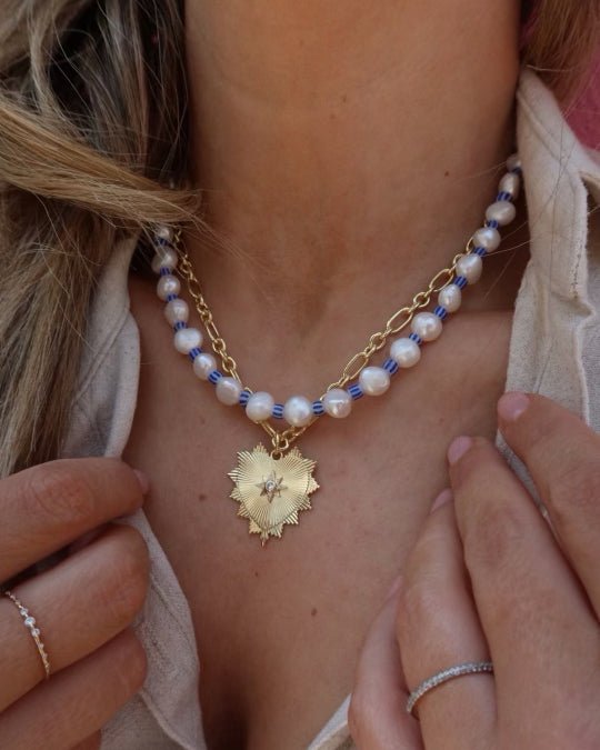 NOVA BURSTING HEART NECKLACE - Shop Cupcakes and Cashmere