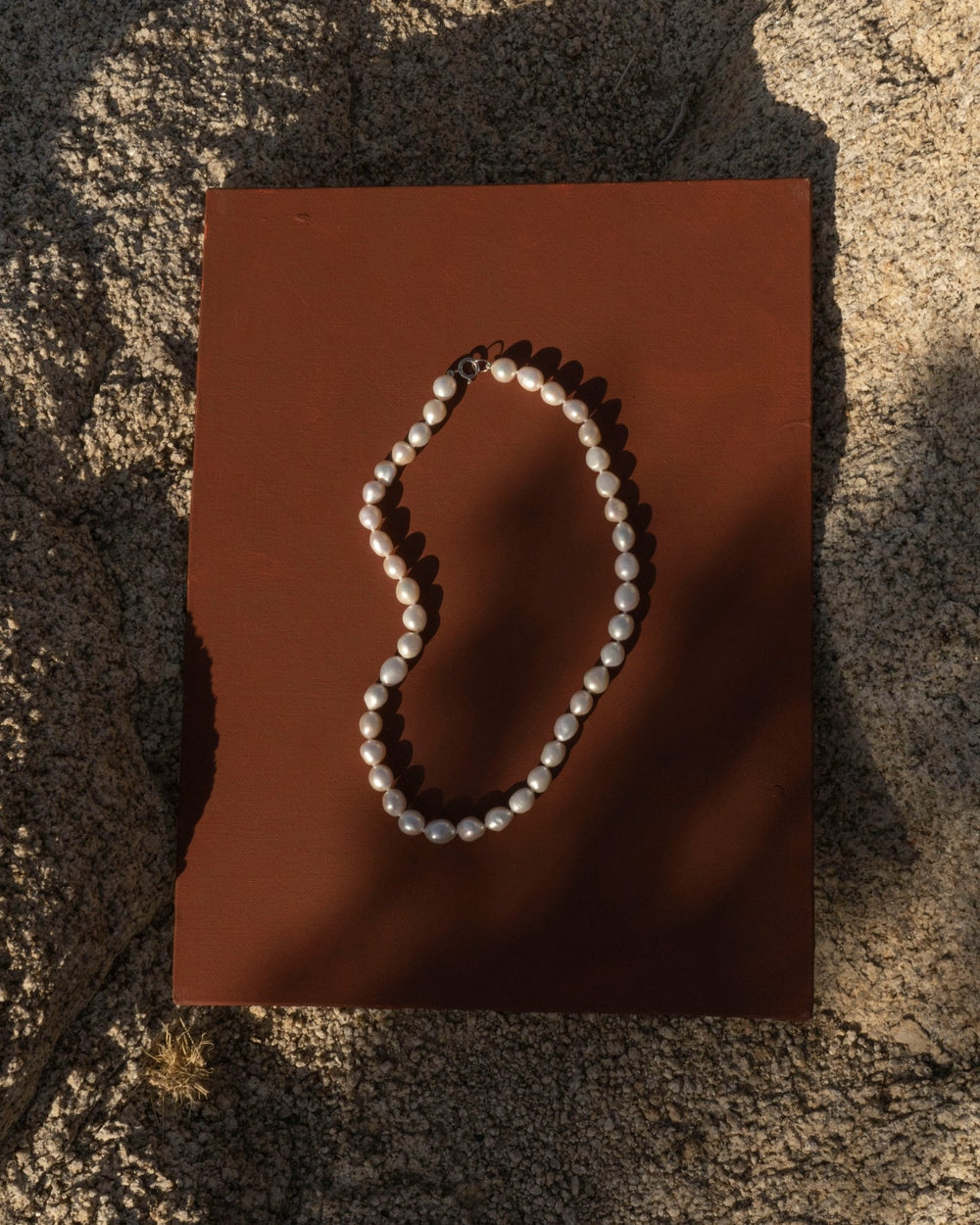 ODETTE WHITE BAROQUE PEARL NECKLACE - Shop Cupcakes and Cashmere