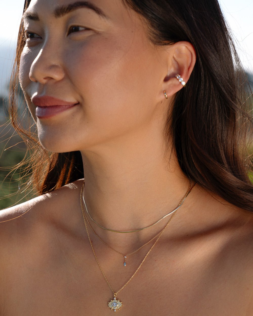 PFEIFFER LEAF DROP DIAMOND NECKLACE - Shop Cupcakes and Cashmere