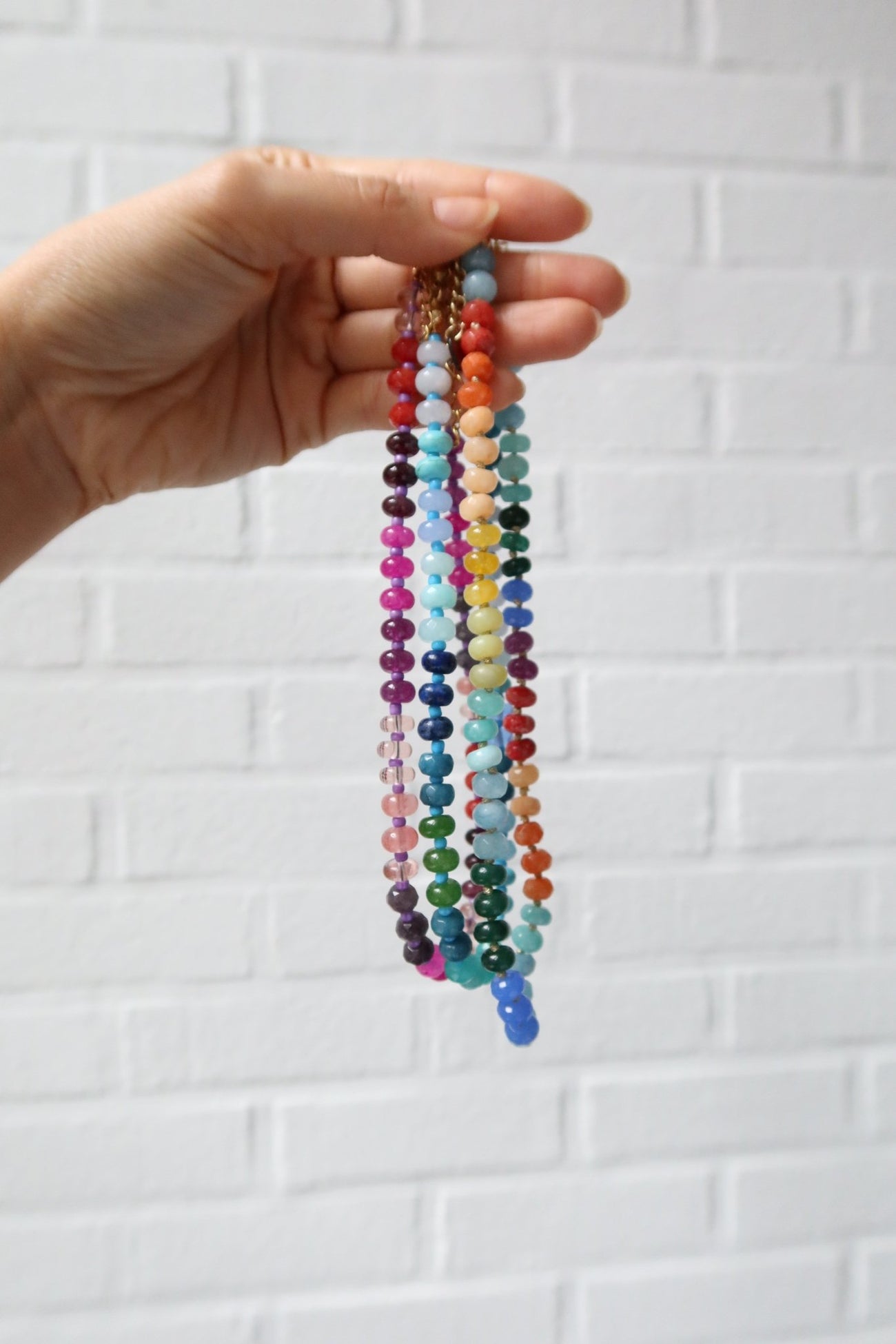 RASPBERRY FIZZ CANDY BEADED NECKLACE - Shop Cupcakes and Cashmere