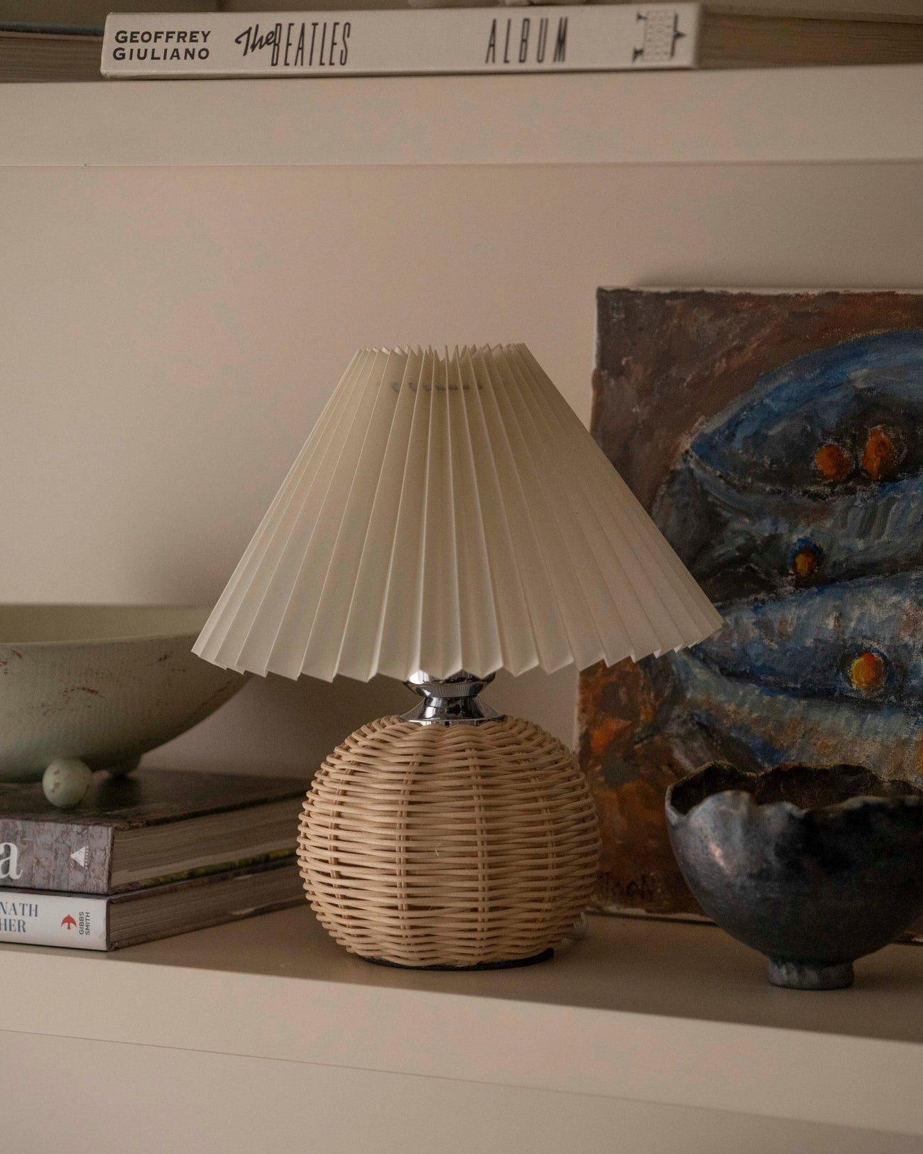 RATTAN DESK LAMP - Shop Cupcakes and Cashmere