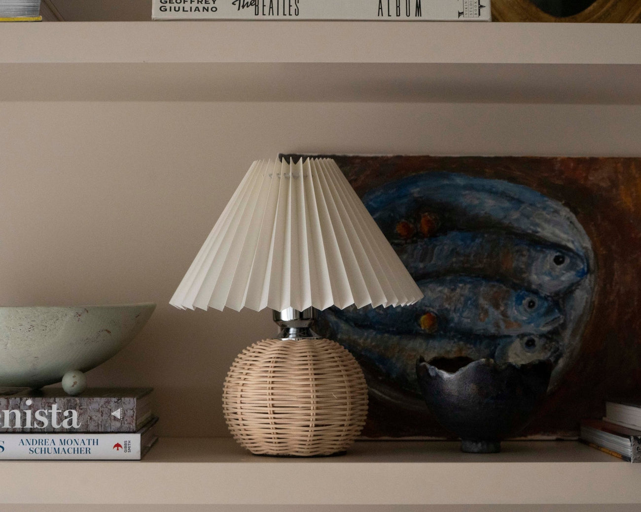 RATTAN DESK LAMP - Shop Cupcakes and Cashmere