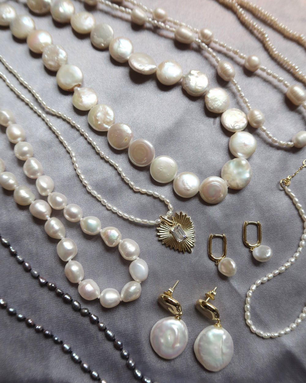 SONYA HEART CHARM PEARL NECKLACE - Shop Cupcakes and Cashmere