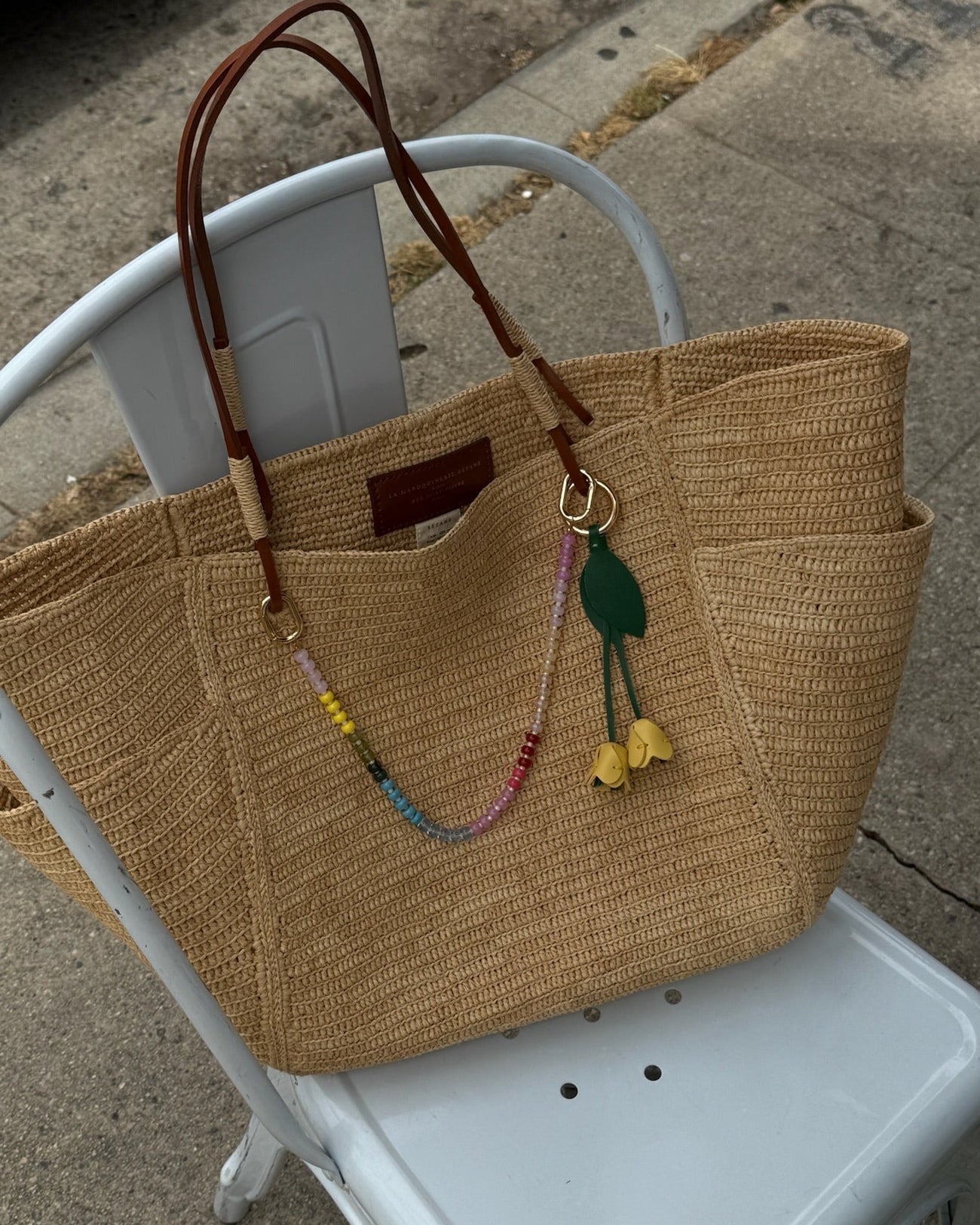 TROPICAL PUNCH CANDY BEADED BAG CHARM - Shop Cupcakes and Cashmere