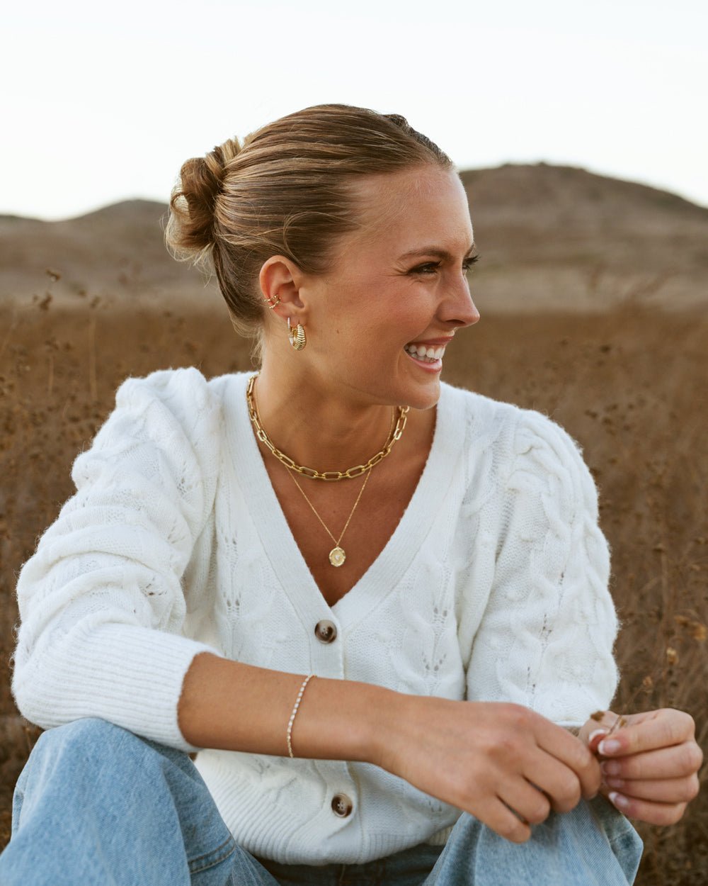 AUBREY BOLD CHAIN NECKLACE - Shop Cupcakes and Cashmere