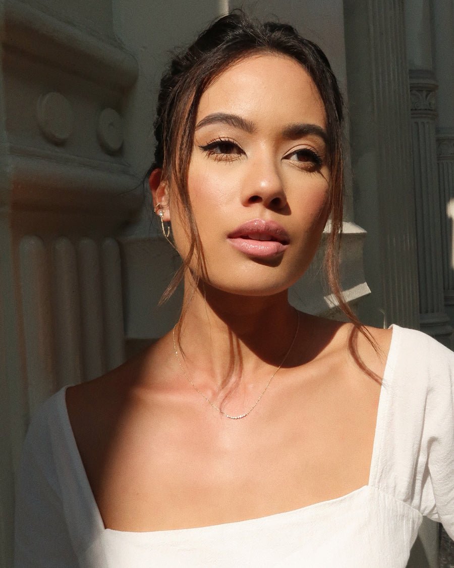 DIPSEA SMALL DIAMOND CURVE NECKLACE - Shop Cupcakes and Cashmere