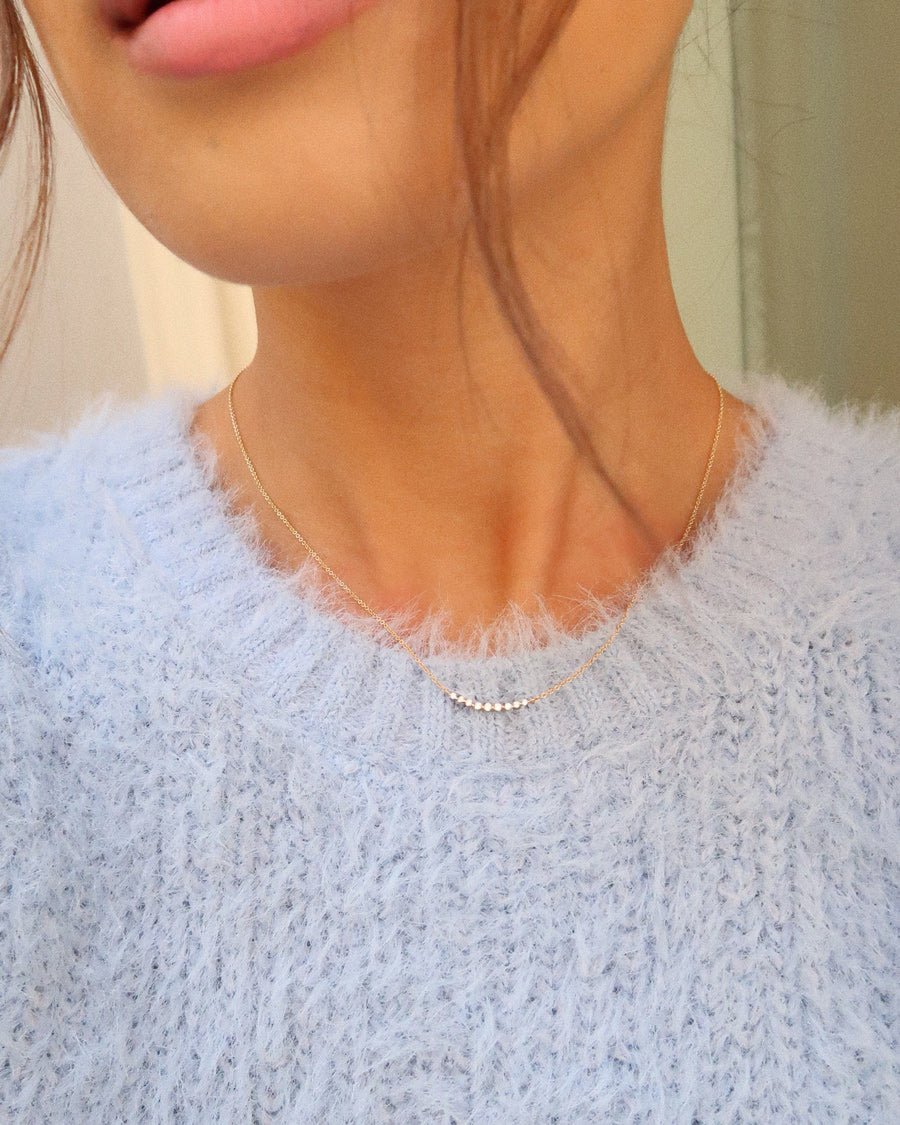 DIPSEA SMALL DIAMOND CURVE NECKLACE - Shop Cupcakes and Cashmere