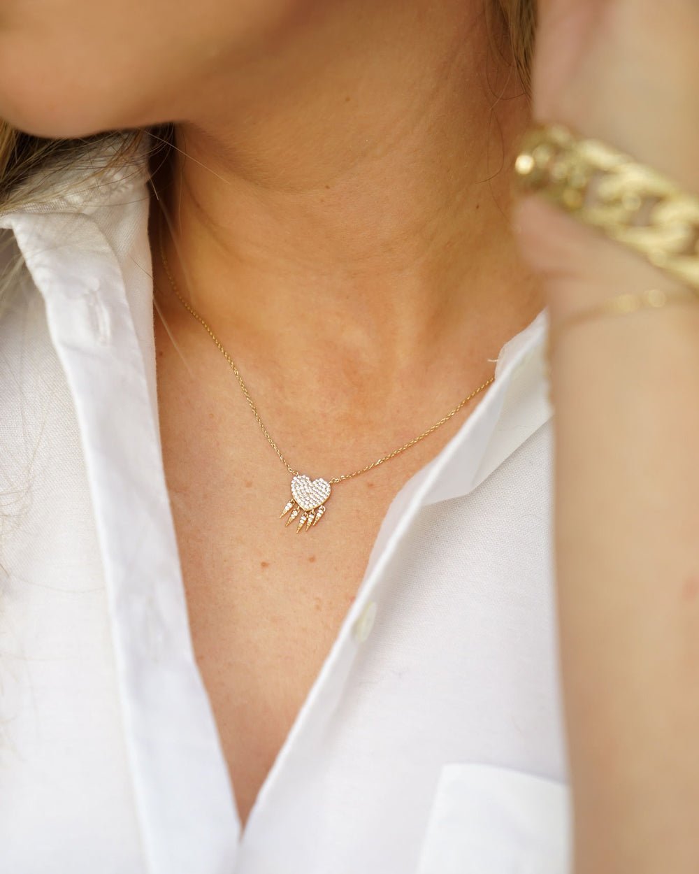 FLORENCE Pav‚àö¬© HEART SHAKER NECKLACE - Shop Cupcakes and Cashmere