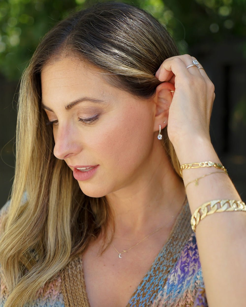 GRIFFITH MOON AND DIAMOND NECKLACE - Shop Cupcakes and Cashmere