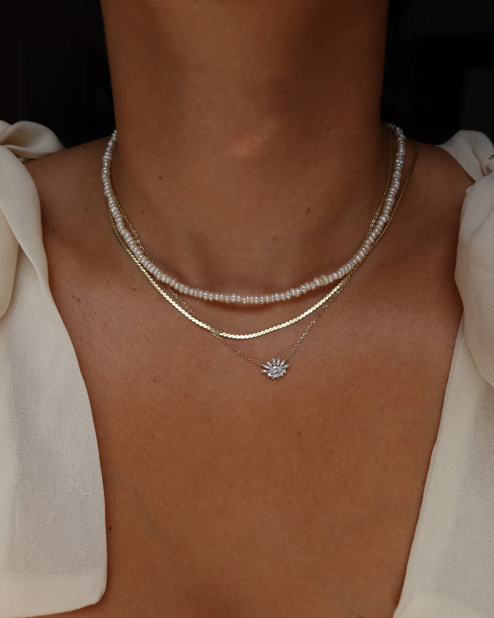JULIA BUTTON PEARL NECKLACE - Shop Cupcakes and Cashmere
