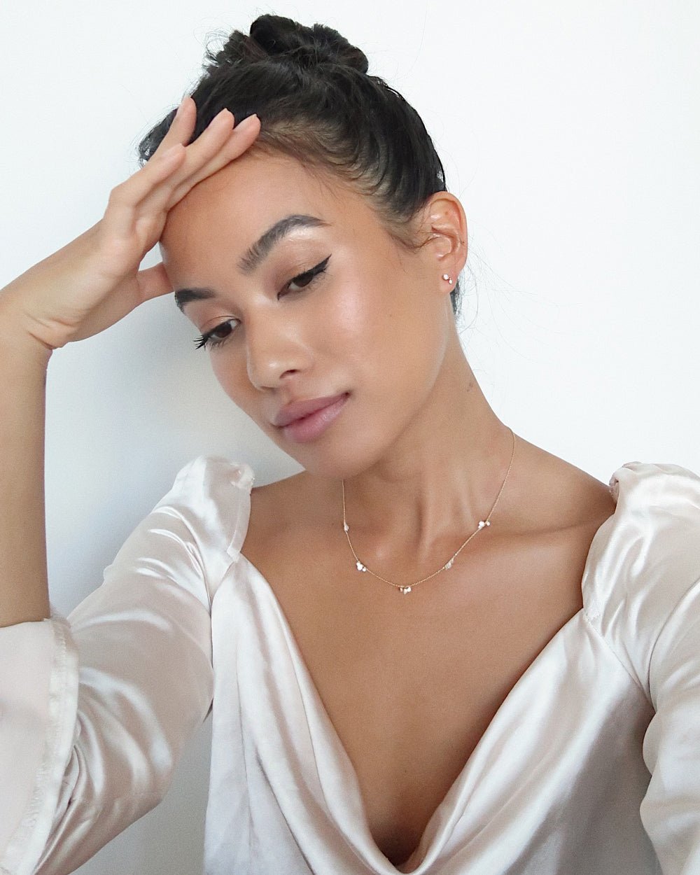 MARIN FLOATING DIAMOND CLUSTER NECKLACE - Shop Cupcakes and Cashmere