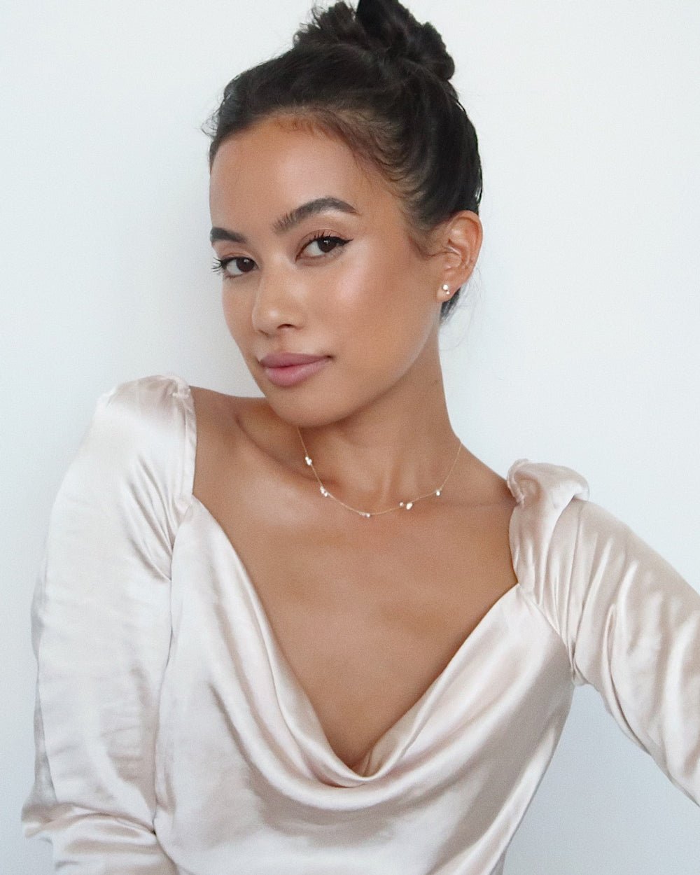 MARIN FLOATING DIAMOND CLUSTER NECKLACE - Shop Cupcakes and Cashmere