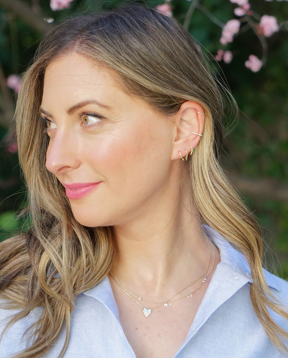 MARIN FLOATING DIAMOND CLUSTER NECKLACE - Shop Cupcakes and Cashmere