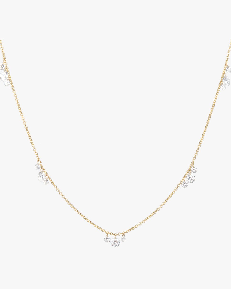 MARIN FLOATING DIAMOND CLUSTER NECKLACE - Shop Cupcakes and Cashmere