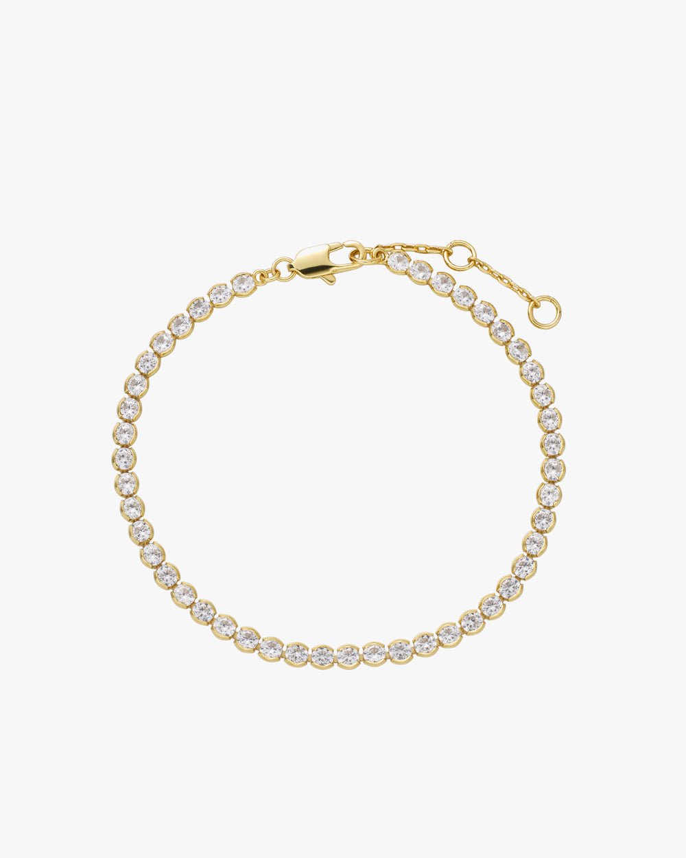 MIRA BEZEL TENNIS BRACELET - Shop Cupcakes and Cashmere