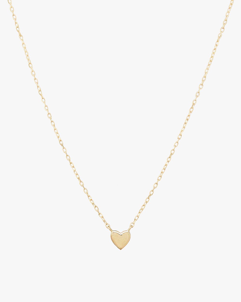 NEWBURY 14K GOLD TEENY HEART NECKLACE - Shop Cupcakes and Cashmere