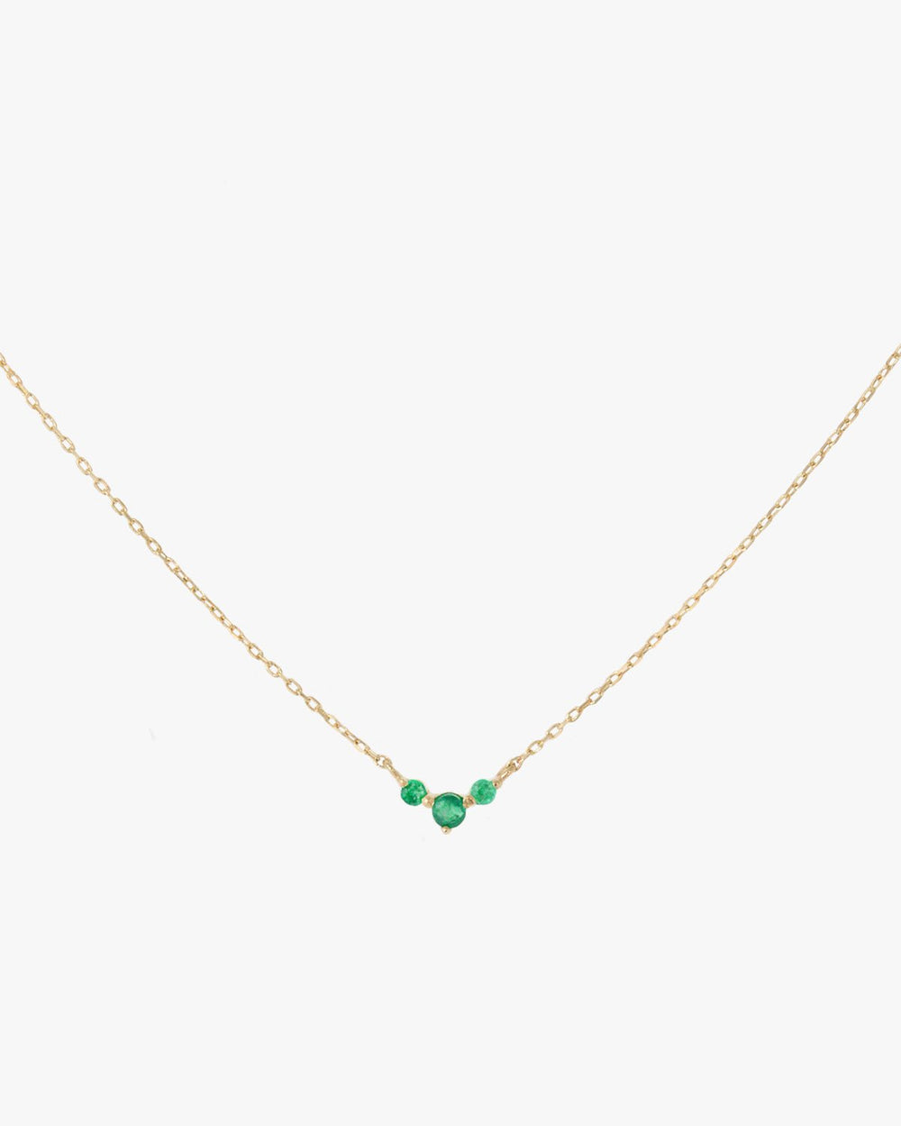 PASO ROBLES EMERALD TRIO NECKLACE - Shop Cupcakes and Cashmere
