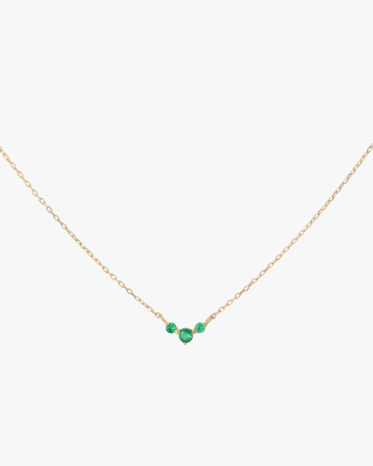 PASO ROBLES EMERALD TRIO NECKLACE - Shop Cupcakes and Cashmere