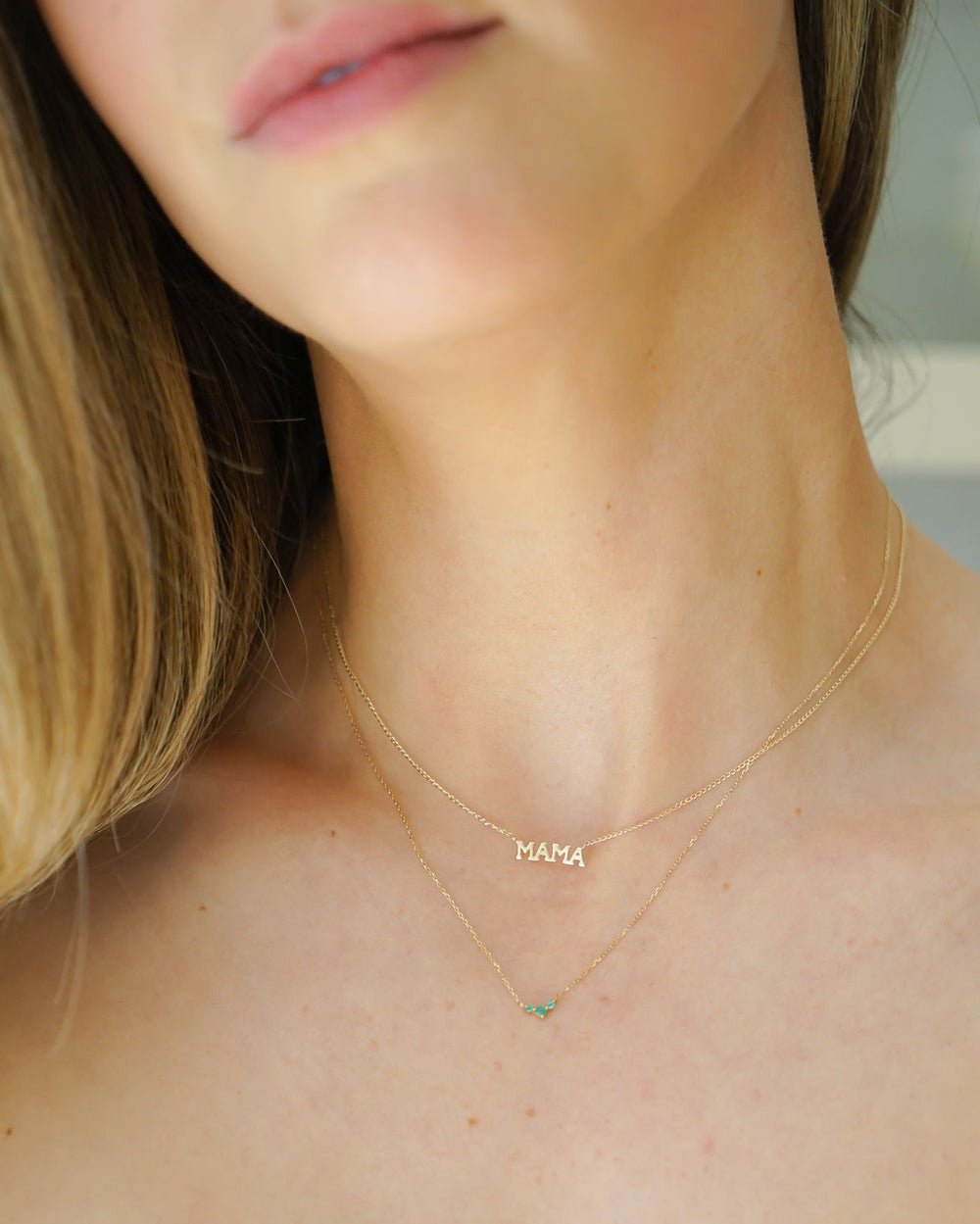 PASO ROBLES EMERALD TRIO NECKLACE - Shop Cupcakes and Cashmere