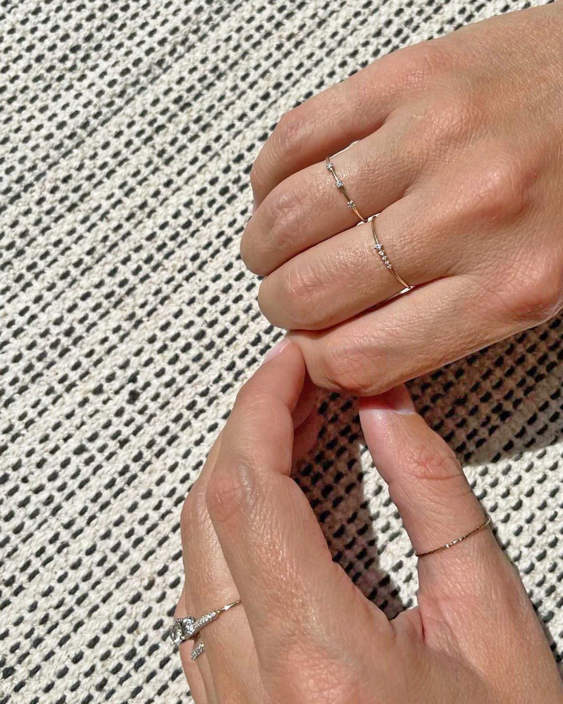 PRIMROSE GRADIENT DIAMOND RING - Shop Cupcakes and Cashmere