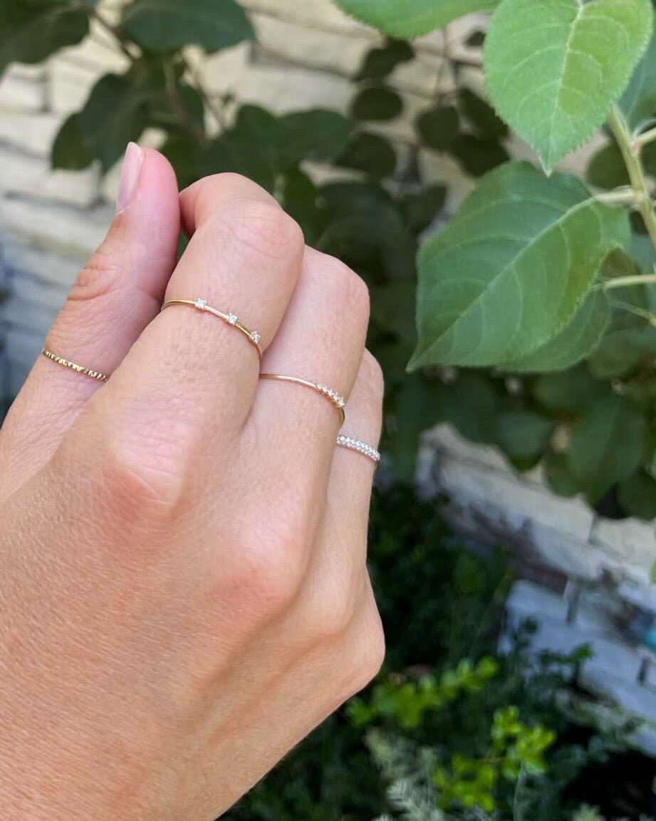 PRIMROSE GRADIENT DIAMOND RING - Shop Cupcakes and Cashmere