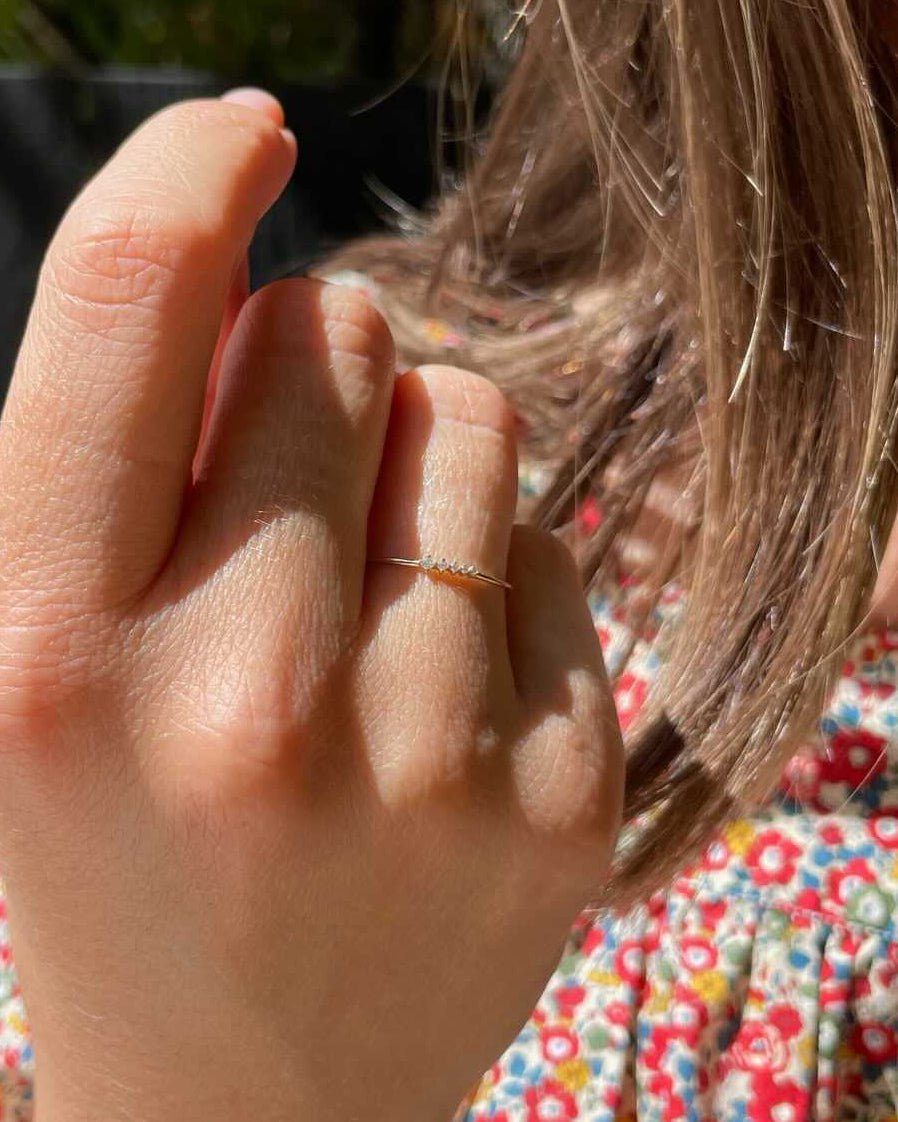 PRIMROSE GRADIENT DIAMOND RING - Shop Cupcakes and Cashmere