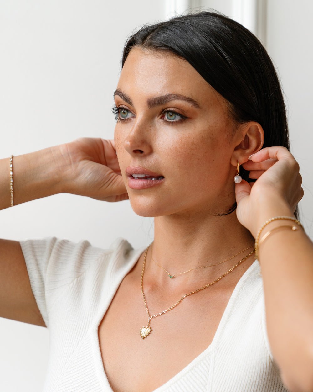 SLOAN HEART NECKLACE - Shop Cupcakes and Cashmere