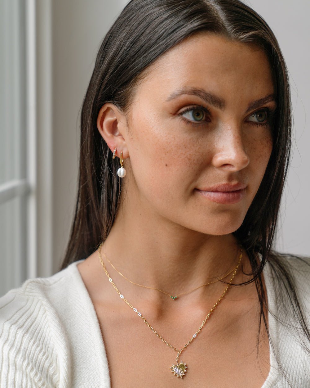 SLOAN HEART NECKLACE - Shop Cupcakes and Cashmere