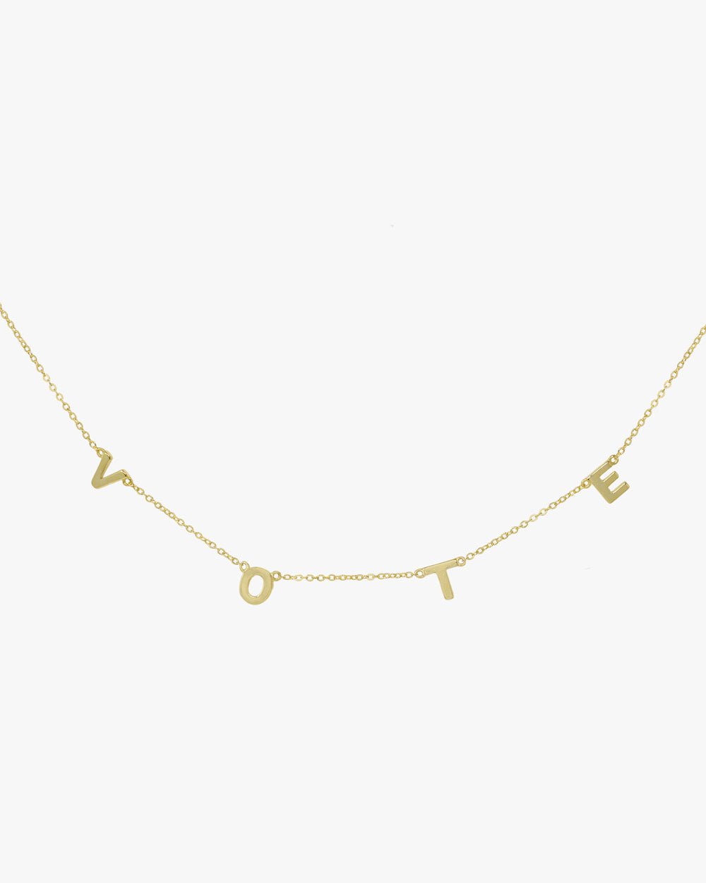 VOTE NECKLACE - Shop Cupcakes and Cashmere