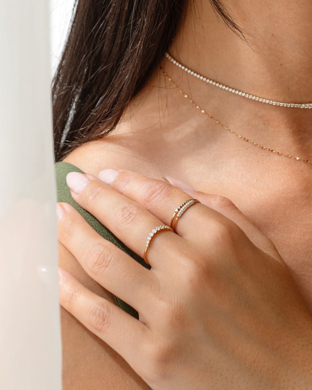 WHISTLER CURVED DIAMOND RING - Shop Cupcakes and Cashmere